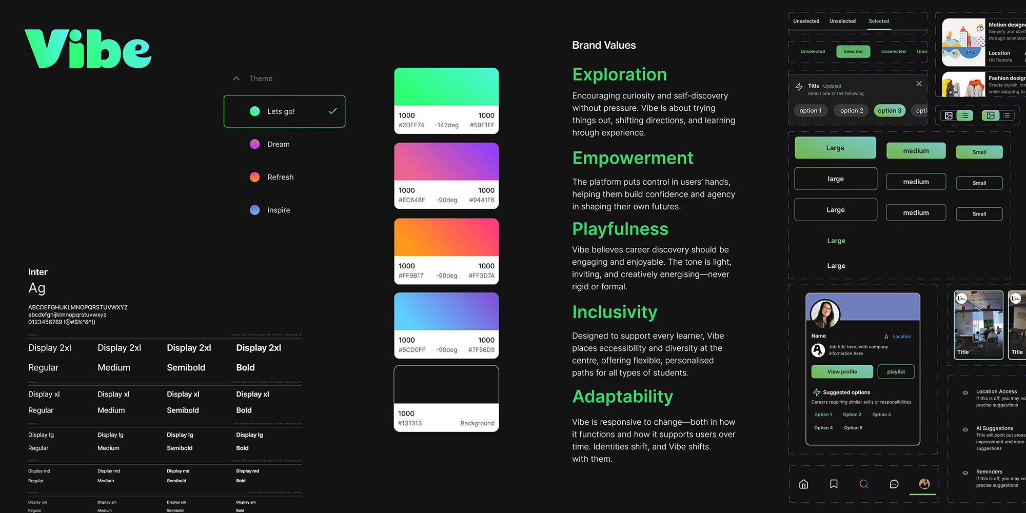 Vibe components and brand