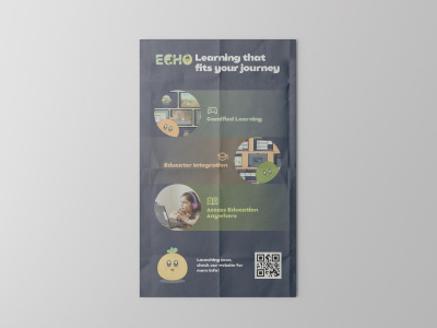 mockup poster advertising the product