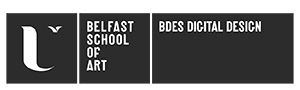 Belfast School of Art, BDes Hobs Interaction Design logo
